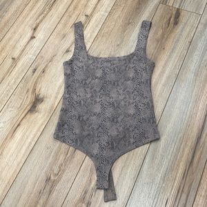 Snakeskin bodysuit